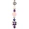 12 Pack: Clear & Purple Strung Beads By Bead Landing™